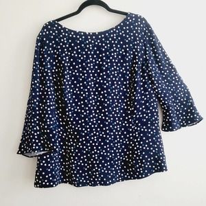 Boden polka dot top size 18